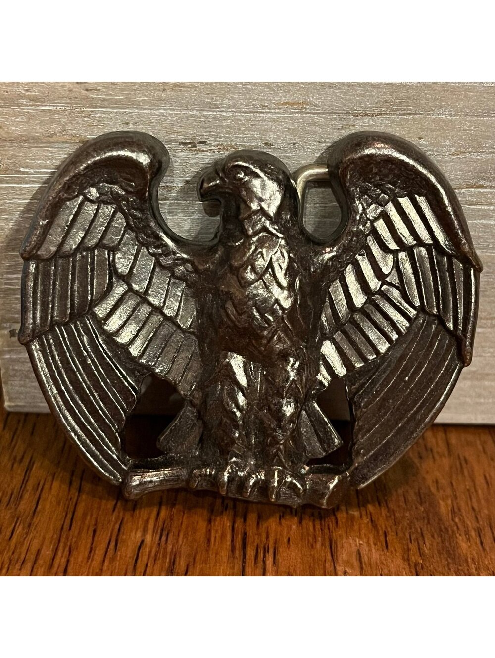 Vintage Avon metal Bald Eagle Belt Buckle